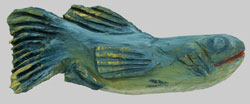 Fisch 27, Holzskulptur